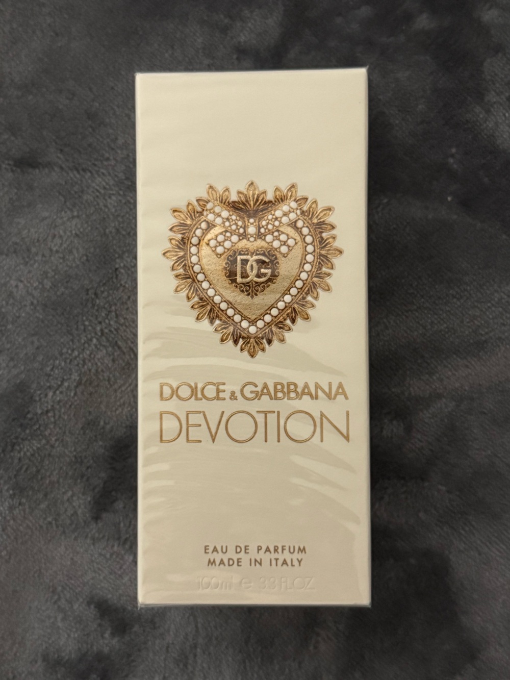 Dolce & Gabbana Devotion Box - Cream and Gold Embellished